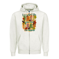 Oatmeal Heather if you dont like fall you can leaf me alone Zipper Hoodie - CowGirlArtShop