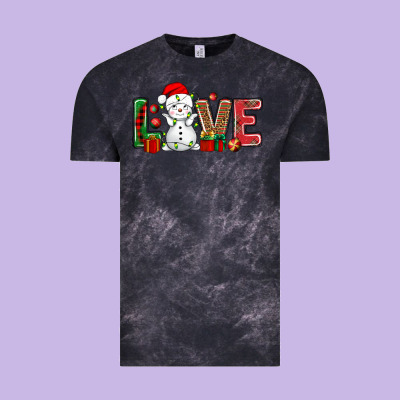 Love Snowman Bbs Vintage Tee Designed By Bundleandbundleshop