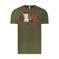 Vintage Olive love snowman bbs Vintage Tee - BundleAndBundleShop
