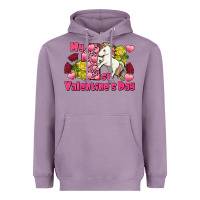 Lavender My first Valentine's Day Unicorn Heavyweight Hoodie - FaDigitalArtStudio
