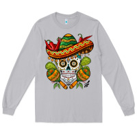 Sombrero Skull Long Sleeve Tee | Teevron