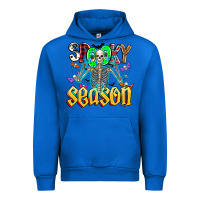 Cobalt Spooky Season Urban Hoodie - CowhideDigitalArt