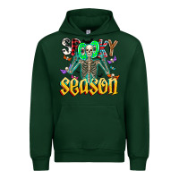 Forest Green Spooky Season Urban Hoodie - CowhideDigitalArt