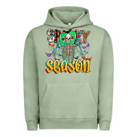 Pigment Oil Green Spooky Season Urban Hoodie - CowhideDigitalArt