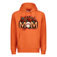 Carrot blessed baseball mom lightbulb letters Premium Hoodie - OliviaCreatesArt