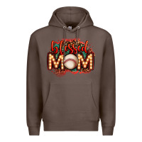 Coffee blessed baseball mom lightbulb letters Premium Hoodie - OliviaCreatesArt