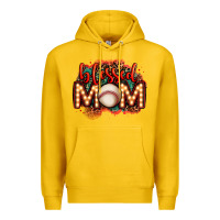 Lemon blessed baseball mom lightbulb letters Premium Hoodie - OliviaCreatesArt
