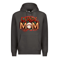 Smoke blessed baseball mom lightbulb letters Premium Hoodie - OliviaCreatesArt