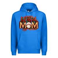 True Royal blessed baseball mom lightbulb letters Premium Hoodie - OliviaCreatesArt