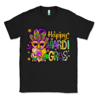 Black Happy Mardi Gras With Gnome Classic Tee - BundleAndBundleShop