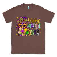 Chestnut Happy Mardi Gras With Gnome Classic Tee - BundleAndBundleShop