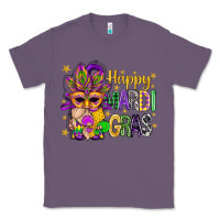 Lavender Happy Mardi Gras With Gnome Classic Tee - BundleAndBundleShop