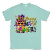 Seafoam Happy Mardi Gras With Gnome Classic Tee - BundleAndBundleShop