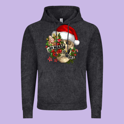 So Merry It's Scary Vintage Hoodie Designed By Nancycooperartshop