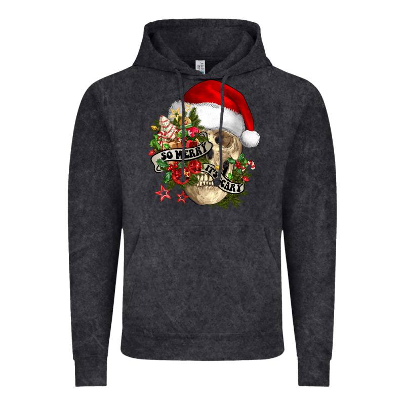 So Merry It's Scary Vintage Hoodie by NancyCooperArtShop | Teevron