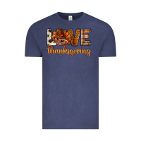 Vintage Denim love thanksgiving with turkey bbs Vintage Tee - BundleAndBundleShop
