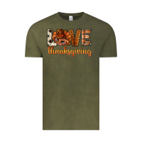 Vintage Olive love thanksgiving with turkey bbs Vintage Tee - BundleAndBundleShop
