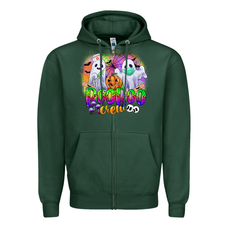 Boo Boo Crew Zipper Hoodie by CowGirlArtShop | Teevron