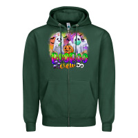 Sports Green boo boo crew Zipper Hoodie - CowGirlArtShop