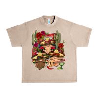 French Oak Mexican Gnomies Truck Urban Heavy Tee - BundleAndBundleShop