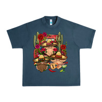 Midnight Navy Mexican Gnomies Truck Urban Heavy Tee - BundleAndBundleShop