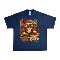 Navy Mexican Gnomies Truck Urban Heavy Tee - BundleAndBundleShop