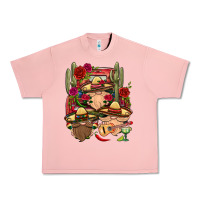 Salmon Mexican Gnomies Truck Urban Heavy Tee - BundleAndBundleShop