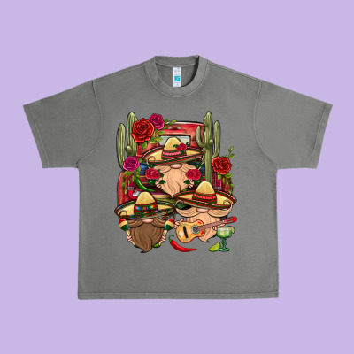 Mexican Gnomies Truck Urban Heavy Tee Designed By Bundleandbundleshop