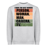 Heather Grey Person Woman Man Camera Tv Heavyweight Sweatshirt - Bettercallsaul