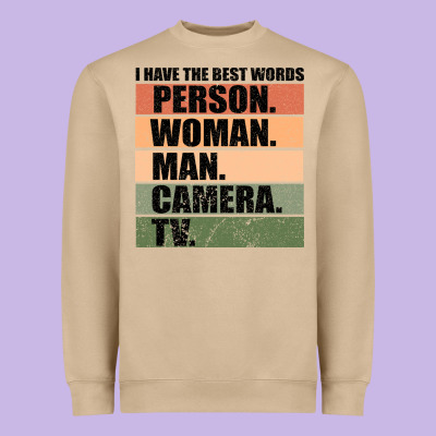 Person Woman Man Camera Tv Heavyweight Sweatshirt Designed By Bettercallsaul