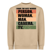 Mushroom Person Woman Man Camera Tv Heavyweight Sweatshirt - Bettercallsaul