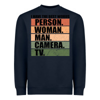 Navy Person Woman Man Camera Tv Heavyweight Sweatshirt - Bettercallsaul