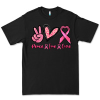 Black Peace love cure Premium Tee - NancyCooperArtShop