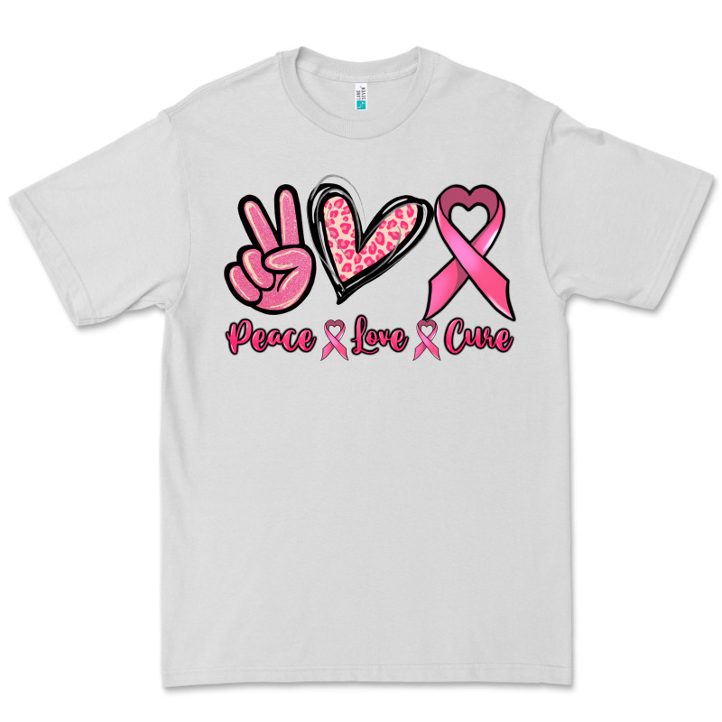Peace Love Cure Premium Tee by NancyCooperArtShop | Teevron