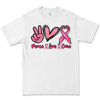 White Peace love cure Premium Tee - NancyCooperArtShop