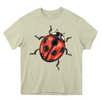 Mossy ladybug Heavy Core Tee - BarkalooDesign