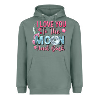Sage I love you to the moon and back Valentine's Day Heavyweight Hoodie - FaDigitalArtStudio