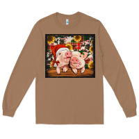 Toasted Coconut Christmas pigs tumbler Long Sleeve Tee - Jasminsmagicworld
