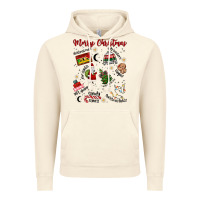 Vintage Artic Merry Christmas Vintage Hoodie - MaliasSmallBusiness