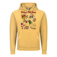 Vintage Mustard Merry Christmas Vintage Hoodie - MaliasSmallBusiness