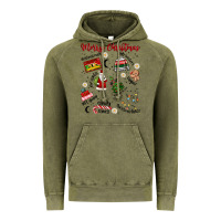Vintage Olive Merry Christmas Vintage Hoodie - MaliasSmallBusiness