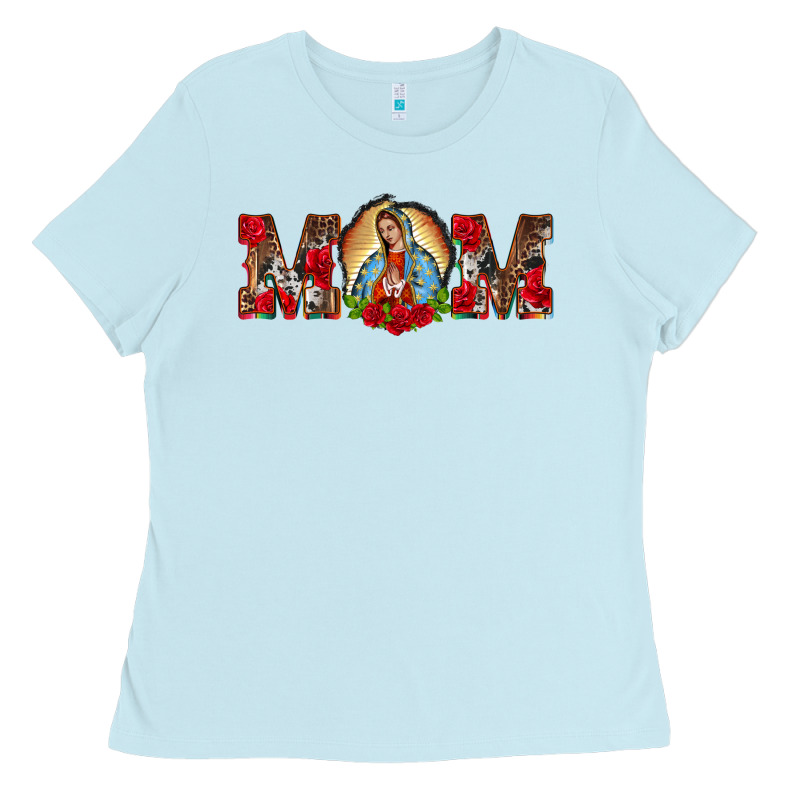 Mom Lady Of Guadalupe Ladies Tee by BarkalooDesign | Teevron