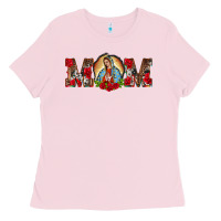 Bubblegum Pink mom lady of guadalupe Ladies Tee - BarkalooDesign