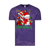 Cloud Purple my 1 st christmas with cute snowman bbs Vintage Tee - BundleAndBundleShop