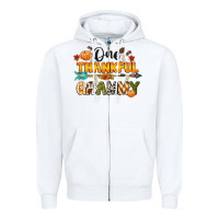 White one thankful grammy Zipper Hoodie - CowGirlArtShop