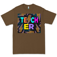 Cacao Western Teacher Flash Premium Tee - LillyAllenDesigns