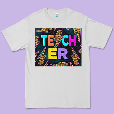 Western Teacher Flash Premium Tee Designed By Lillyallendesigns