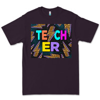 Plum Western Teacher Flash Premium Tee - LillyAllenDesigns