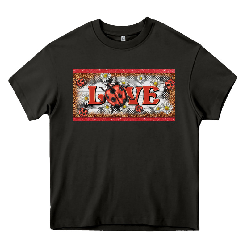 Love Ladybug    License Plate Template Heavy Core Tee by BarkalooDesign | Teevron