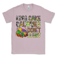 Lilac King Cake Calories Don't Count Mardi Gras Classic Tee - BundleAndBundleShop
